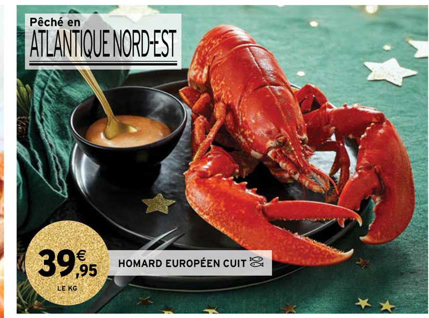 Homard Européen Cuit