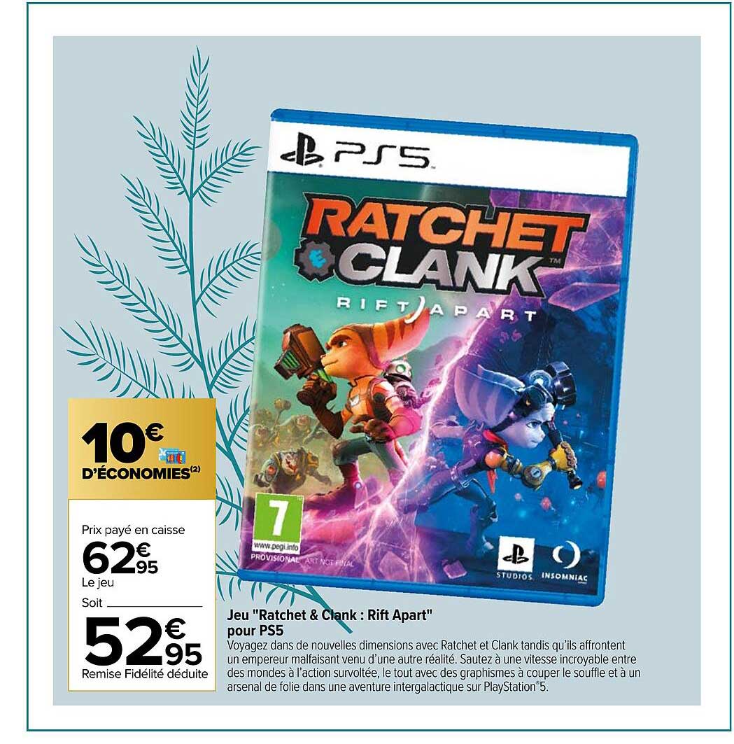 jeu "ratchet & clank : rift apart"