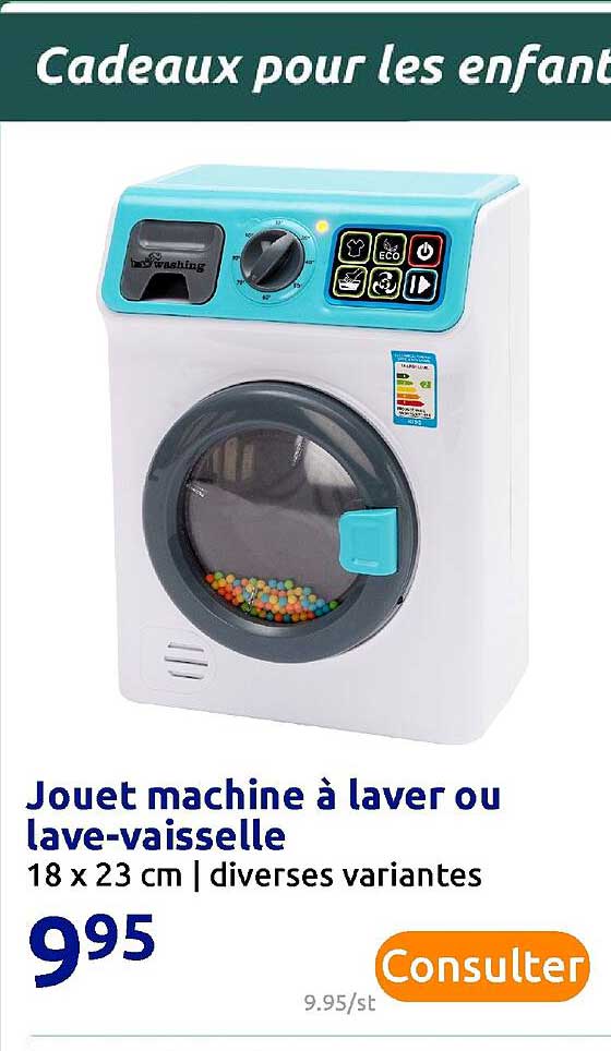 Jouet Machine à Laver Ou Lave-vaisselle