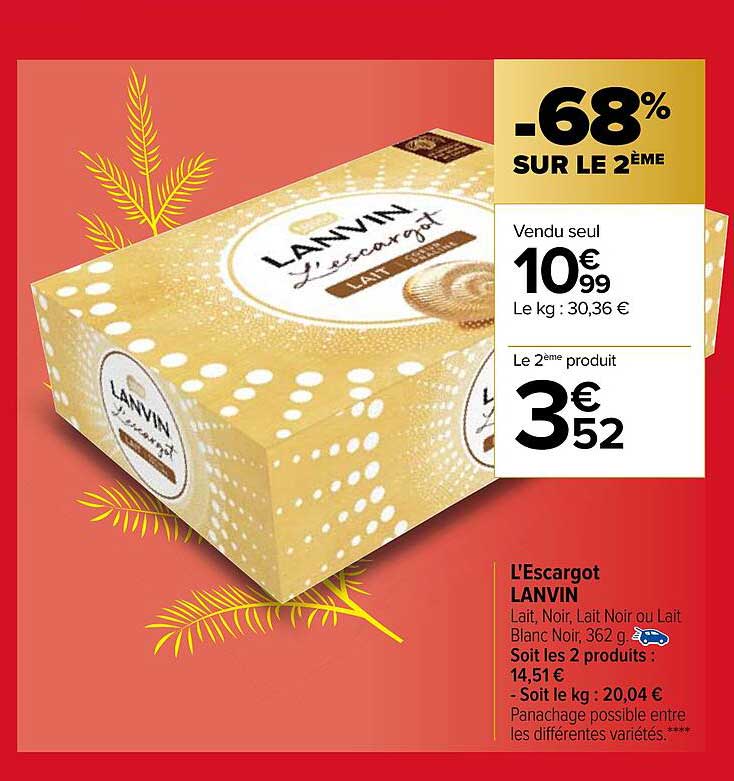 l'escargot lanvin
