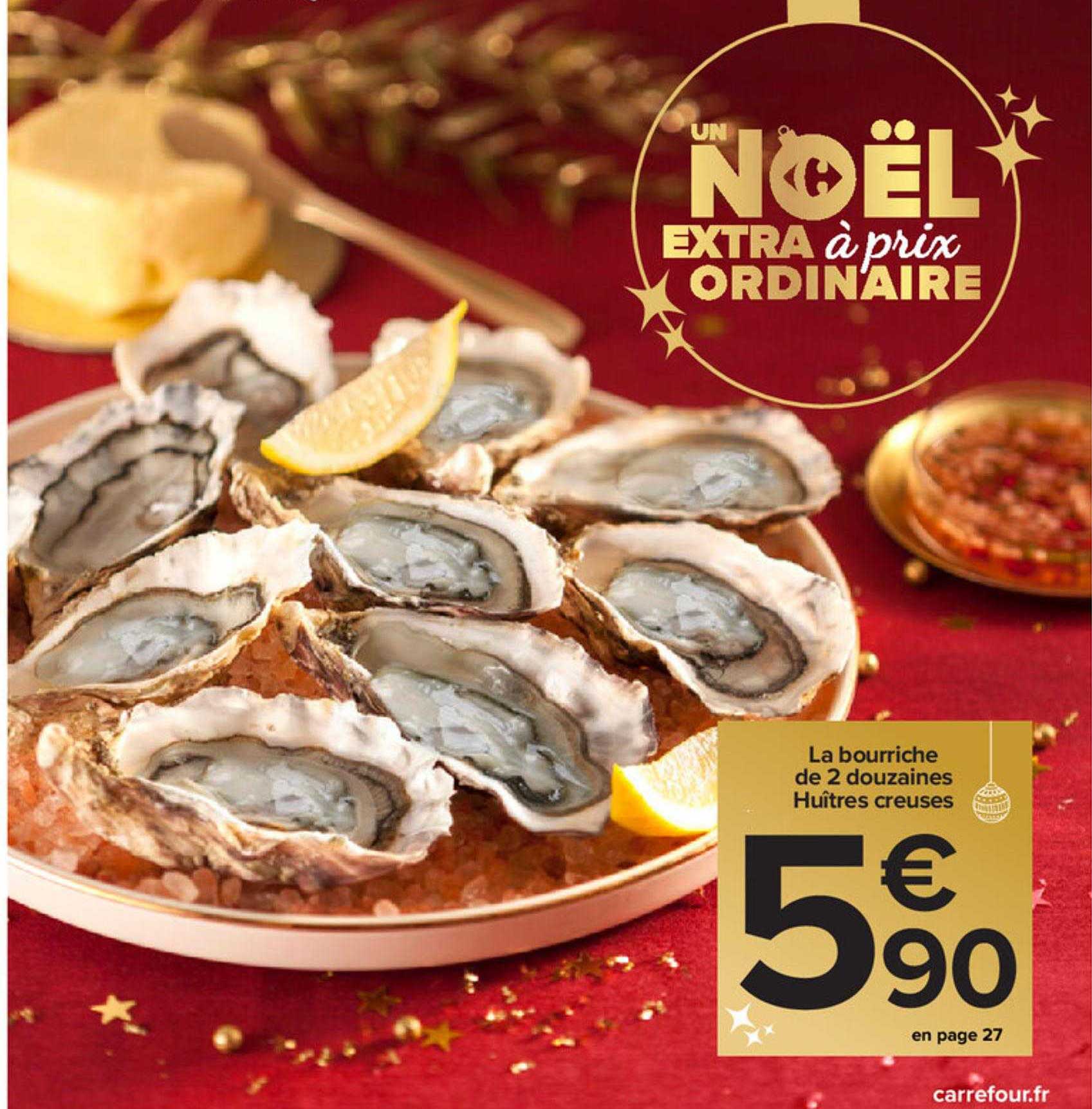 la bourriche de 2 douzaines huîtres creuses