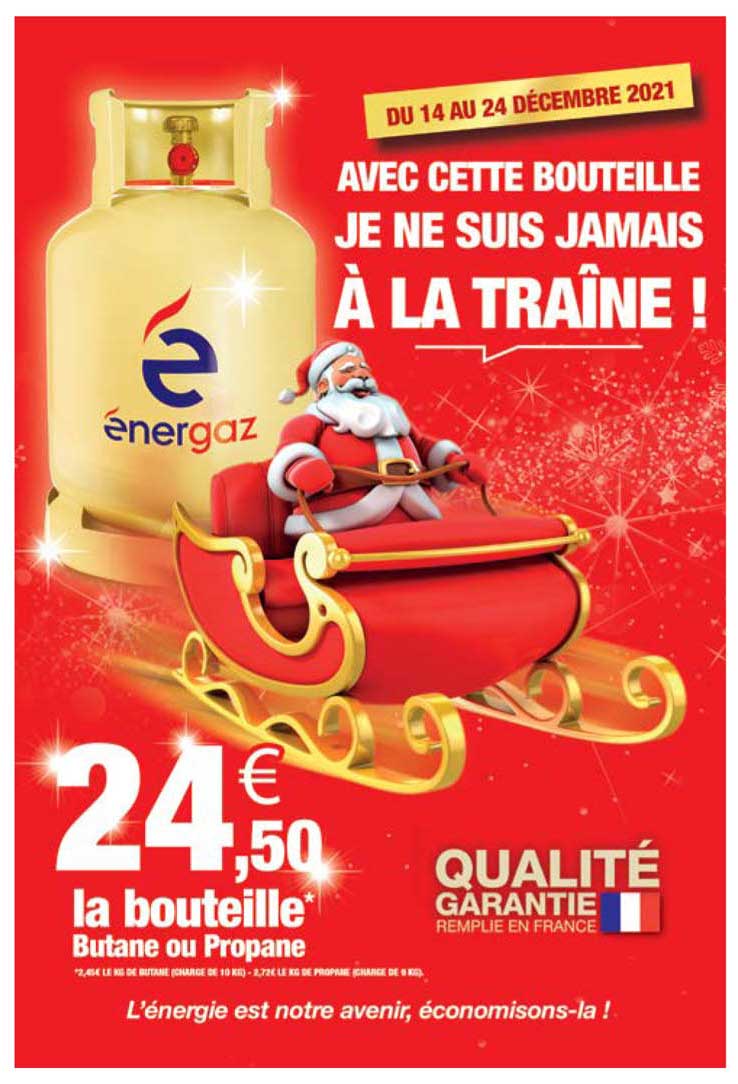 la bouteille butane ou propane énergaz