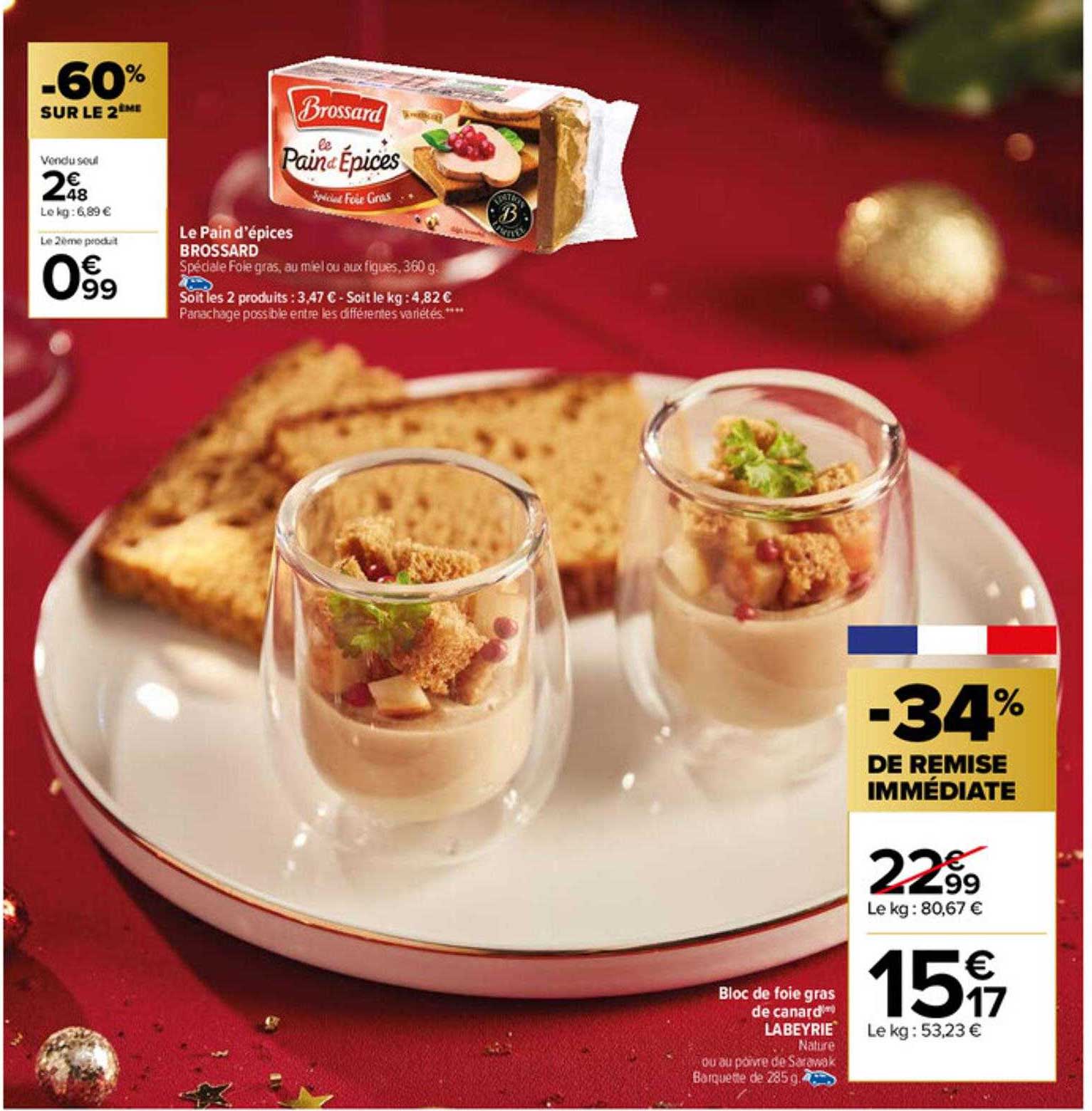 Le Pain D'épices Brossard, Bloc De Foie Gras De Canard Labeyrie