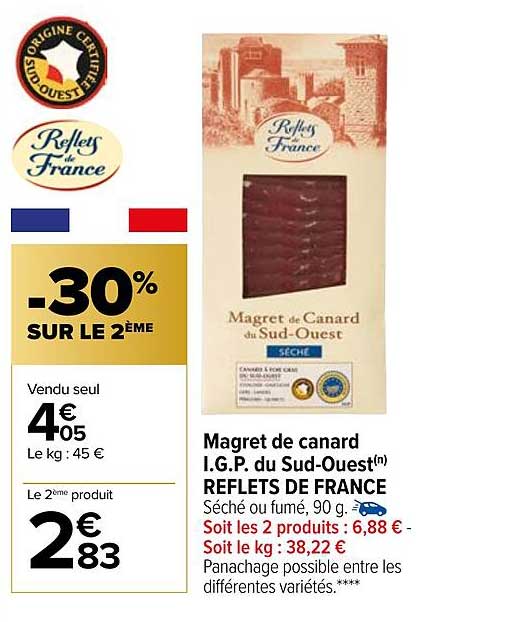 magret de canard i.g.p. du sud-ouest reflets de france