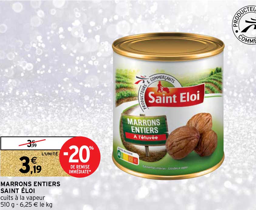 marrons entiers saint éloi