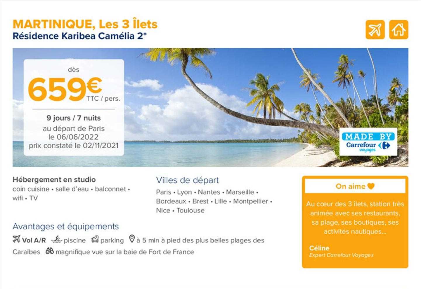 Martinique, Les 3 îlets