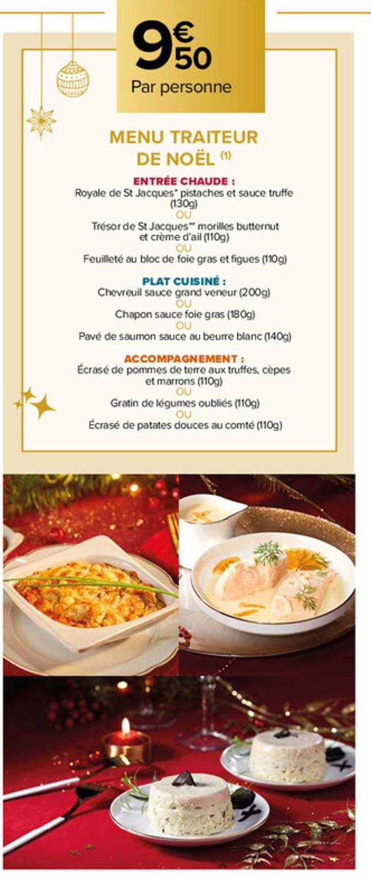 Menu Traiteur De Noël