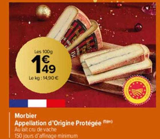 morbier appellation d'origine protégée