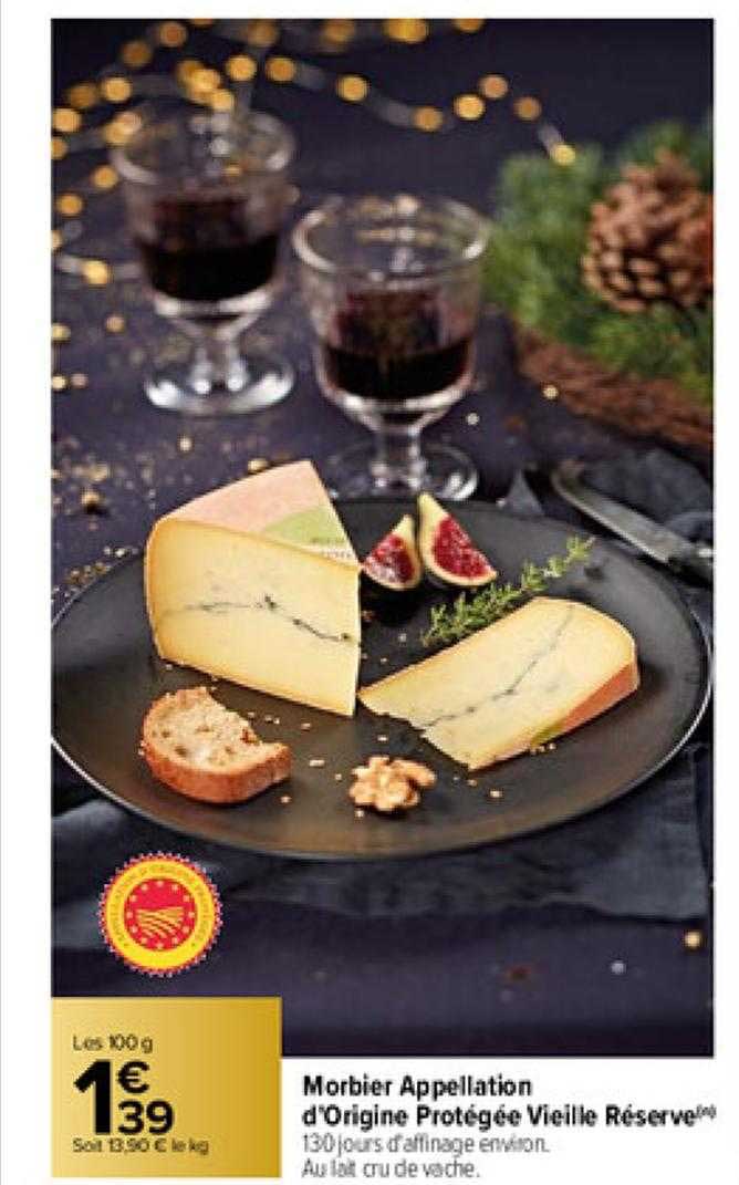 morbier appellation d'origine protégée vieille réserve