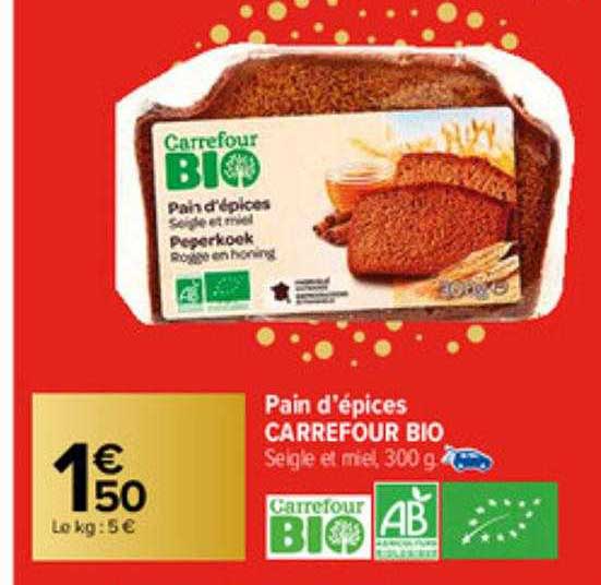 Pain D'épices Carrefour Bio