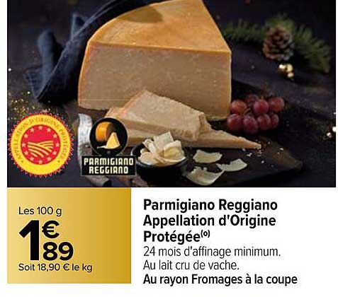 parmigiano reggiano appellation d'origine protégée