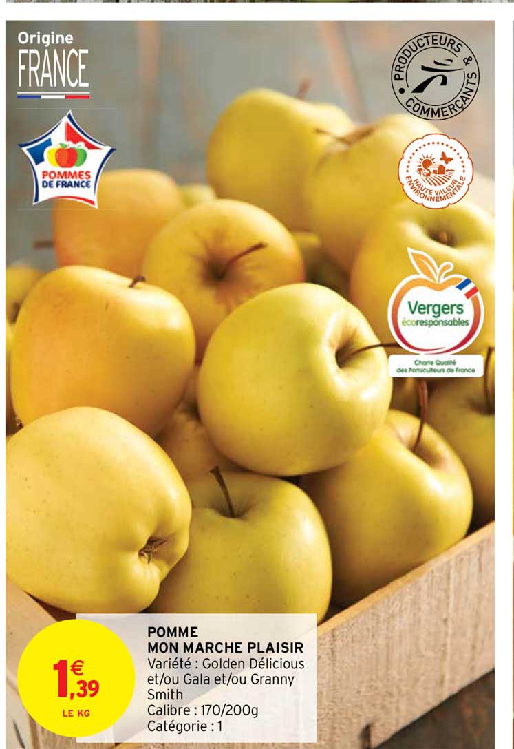 pomme mon marché plaisir