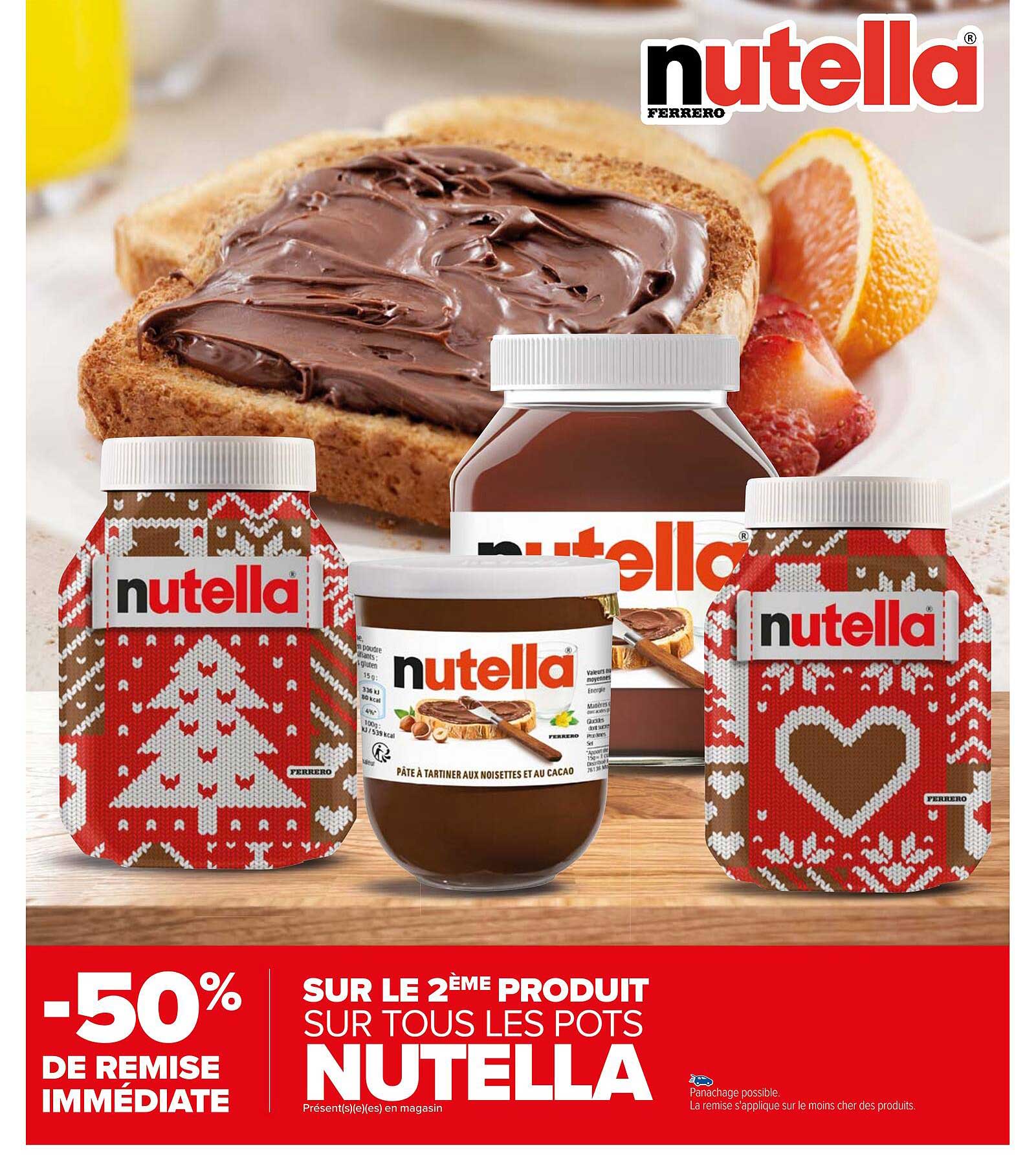 pots nutella
