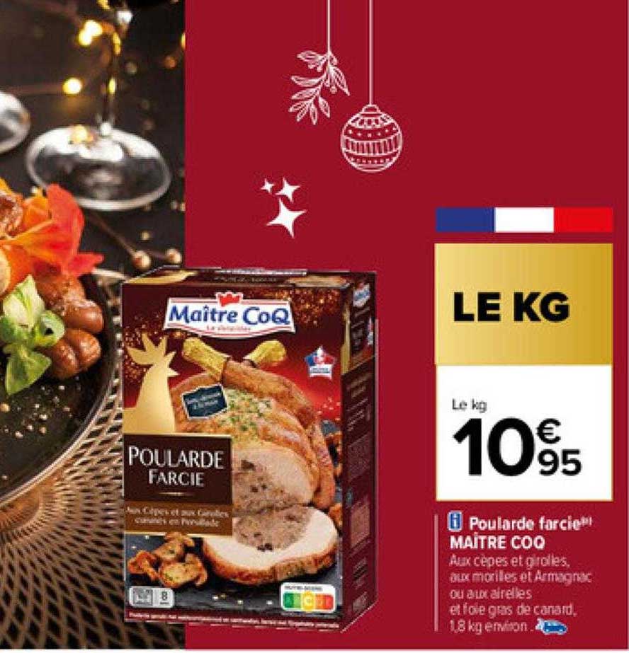 poularde farcie maître coq