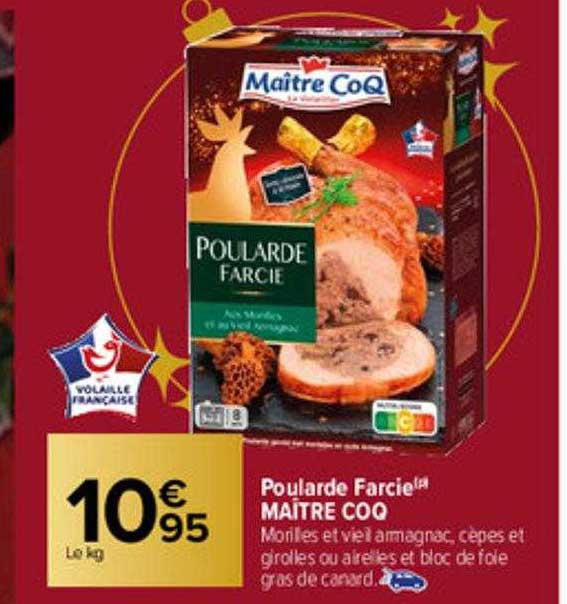 poularde farcie maître coq