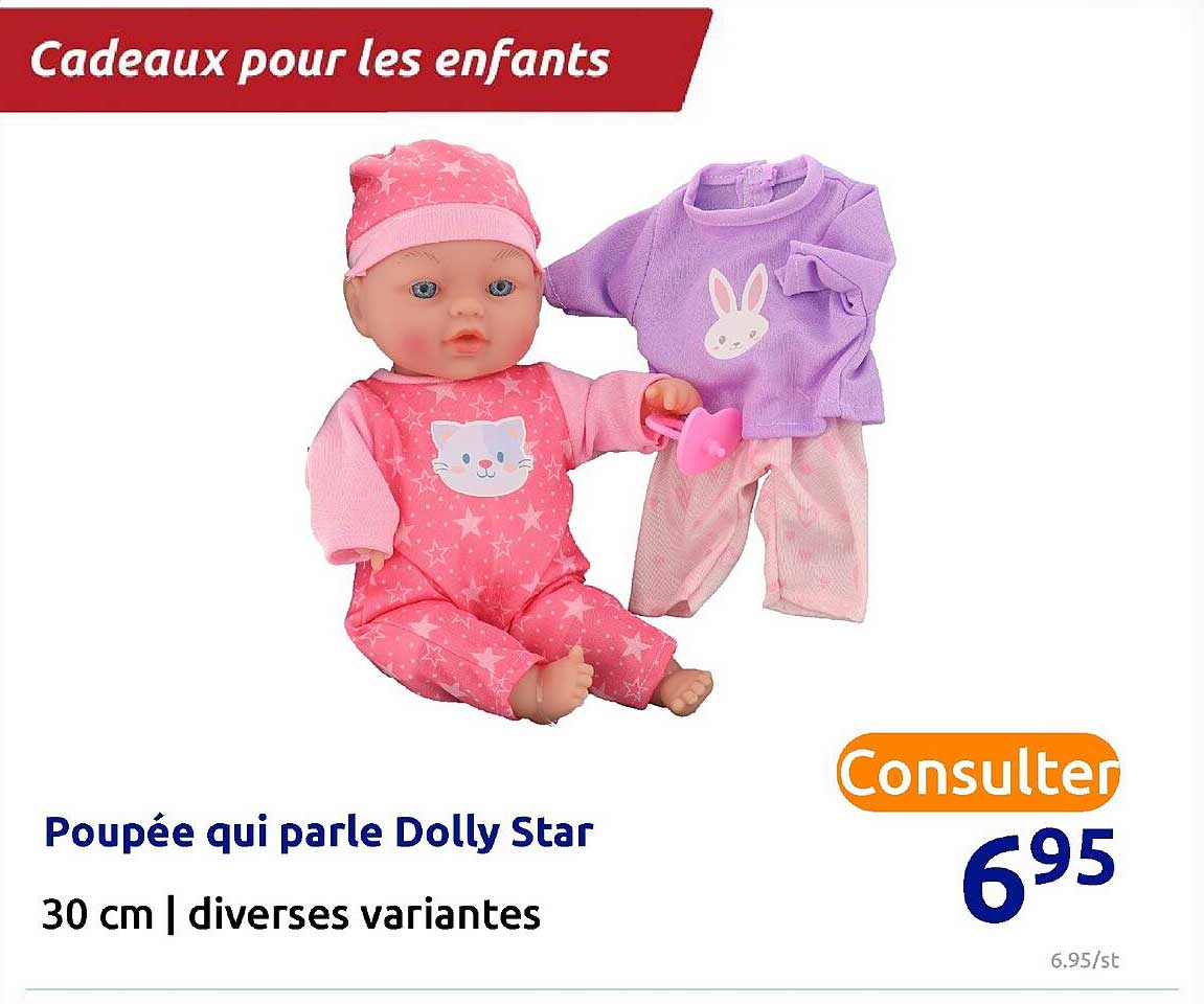 poupée qui parle dolly star