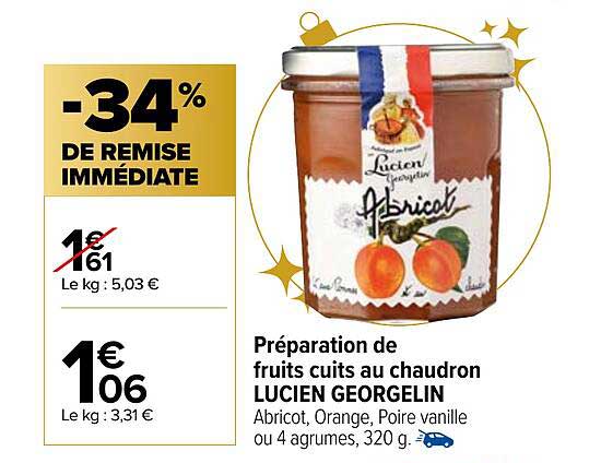 préparation de fruits cuits au chaudron lucien georgelin