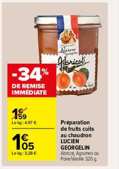 préparation de fruits cuits au chaudron lucien georgelin