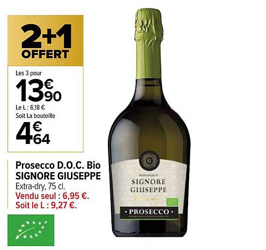 prosecco d.o.c. bio signore giuseppe