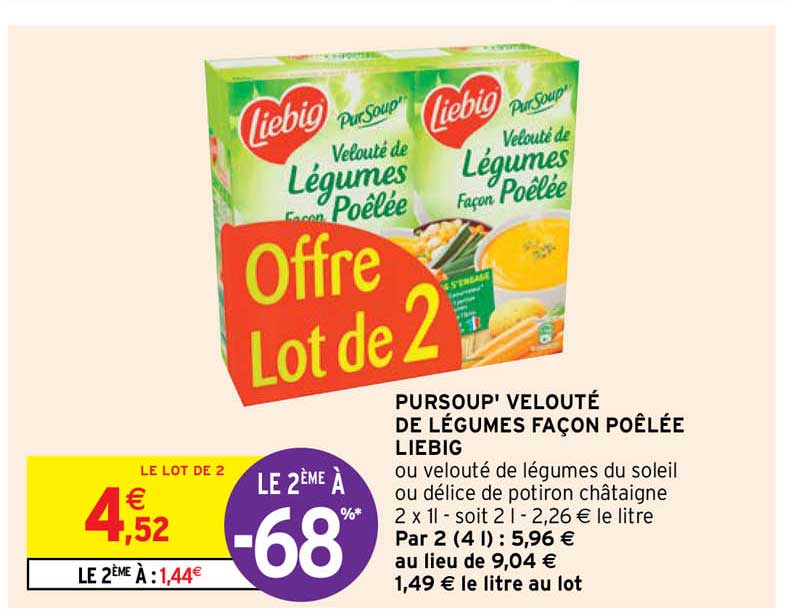 pursoup' velouté de légumes façon poêlée liebig