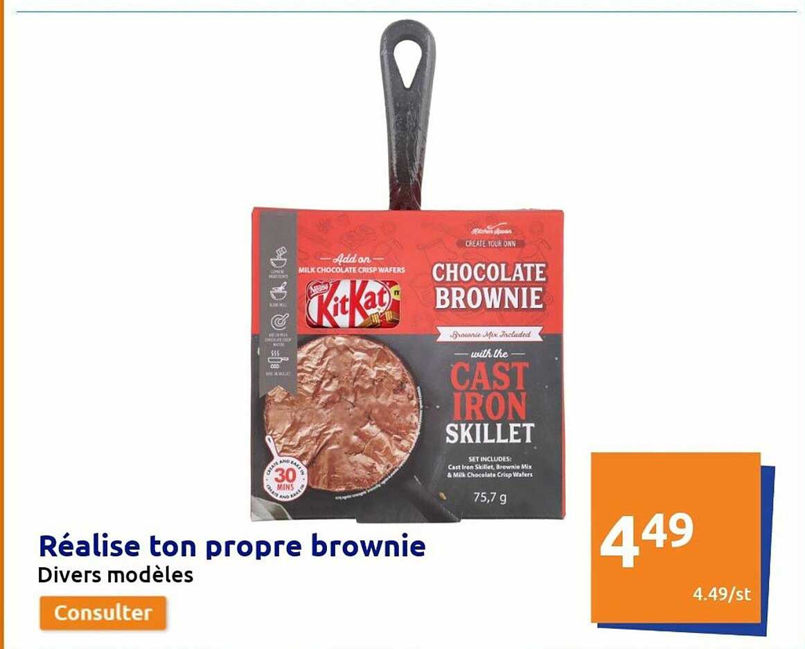 réalise ton propre brownie
