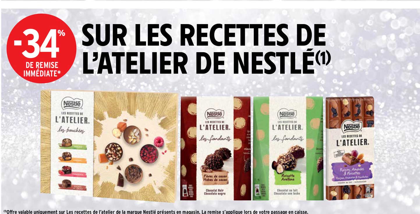 recettes de l'atelier de nestlé
