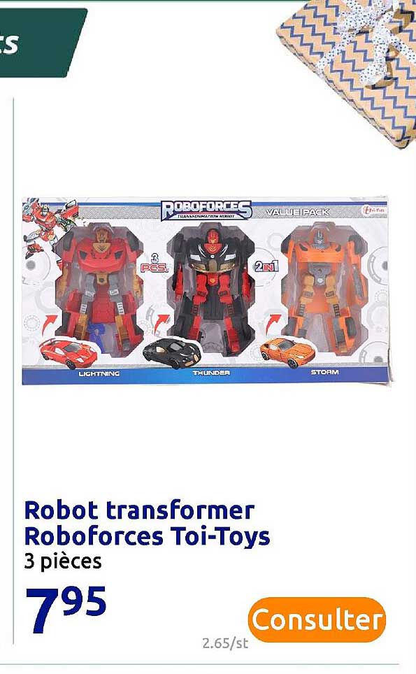 Robot Transformer Roboforces Toi-toys