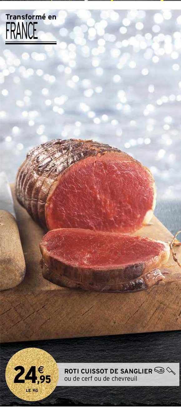 rôti cuissot de sanglier