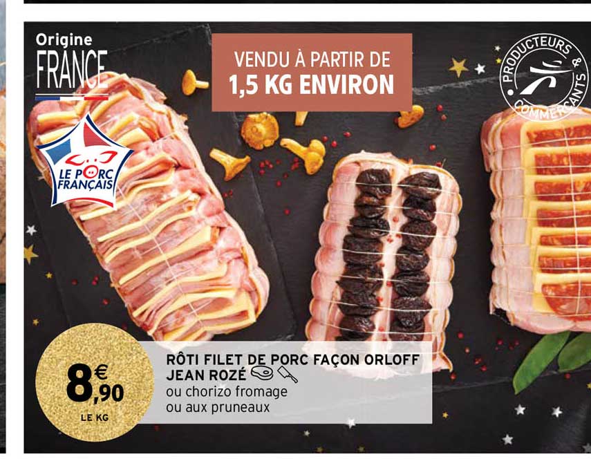 Rôti Filet De Porc Façon Orloff Jean Rozé