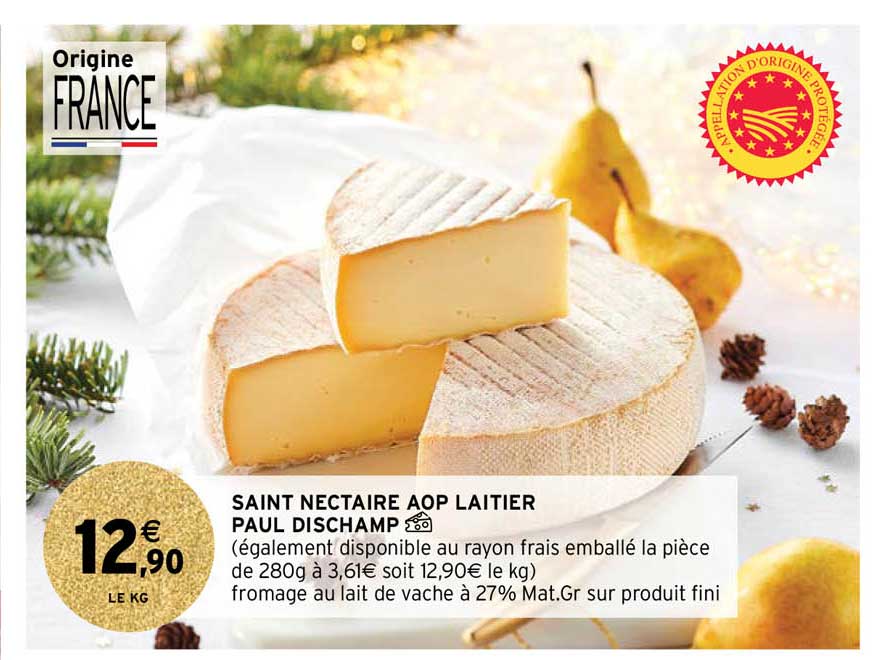 saint nectaire aop laitier paul dischamp