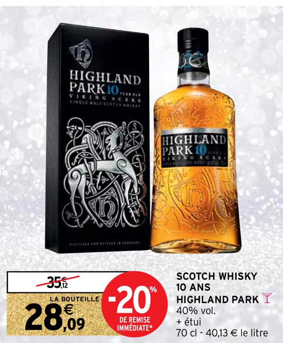 scotch whisky 10 ans highland park