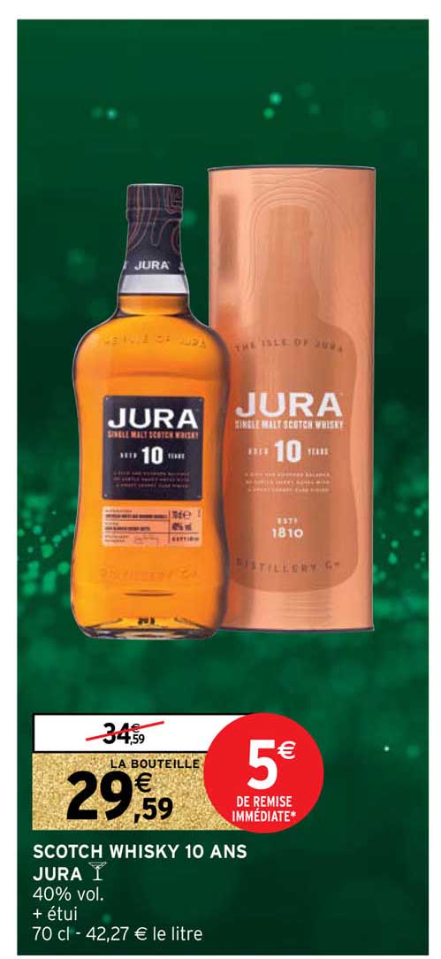 scotch whisky 10 ans jura