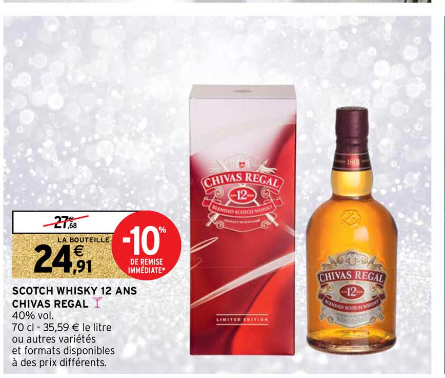 scotch whisky 12 ans chivas regal