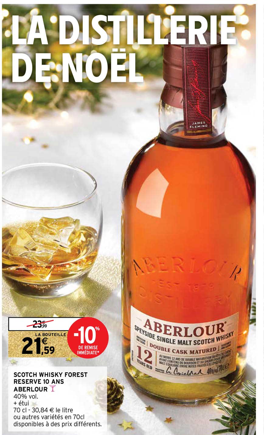 scotch whisky forest reserve 10 ans aberlour