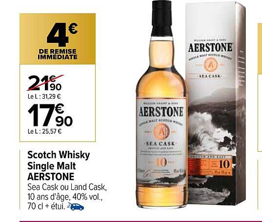 scotch whisky single malt aerstone