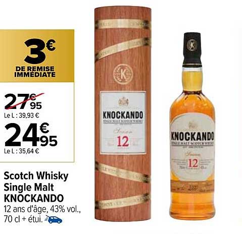 Scotch Whisky Single Malt Knockando