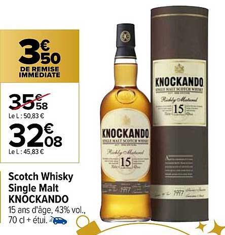 scotch whisky single malt knockando