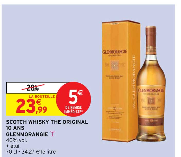 Scotch Whisky The Original 10 Ans Glenmorangie