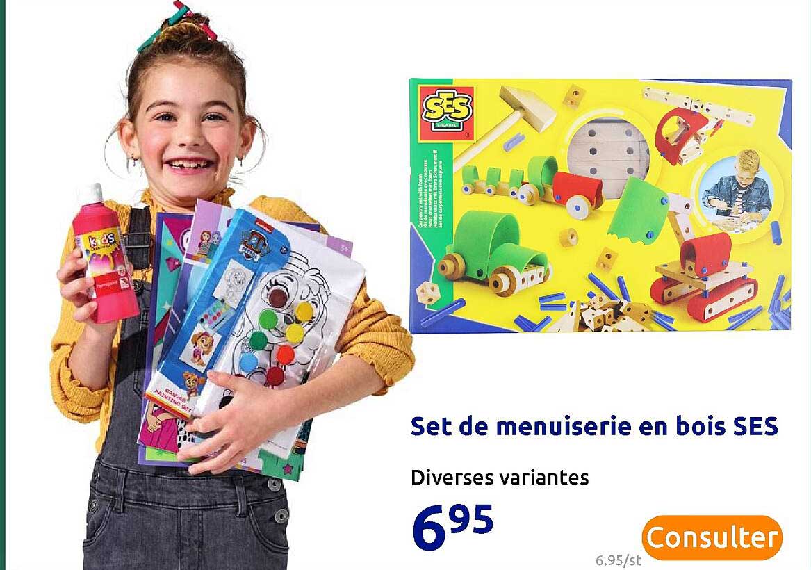 set de menuiserie en bois ses