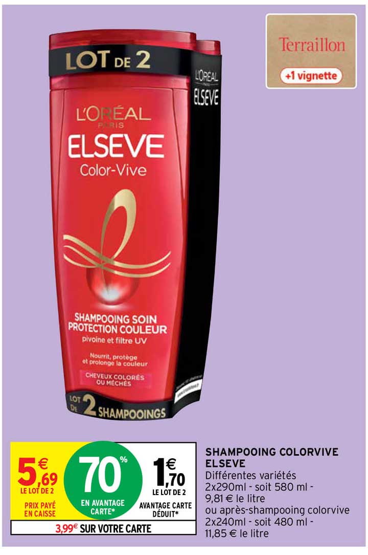 shampooing colorvive elseve