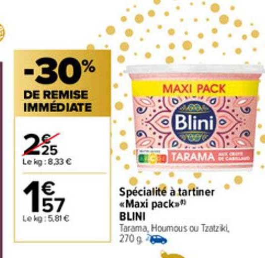 Spécialité à Tartiner "maxi Pack" Blini
