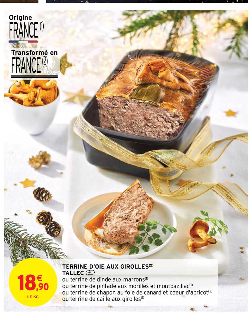 Terrine D'oie Aux Girolles Tallec