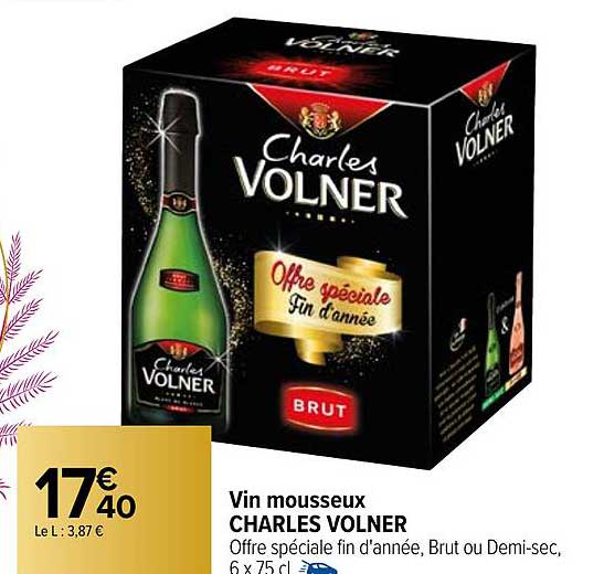 vin mousseux charles volner