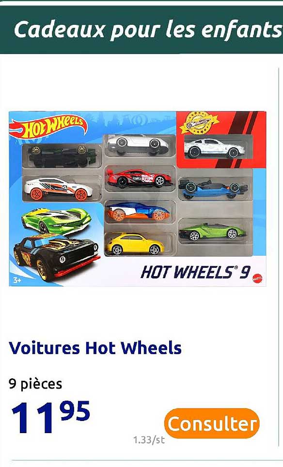 voitures hot wheels