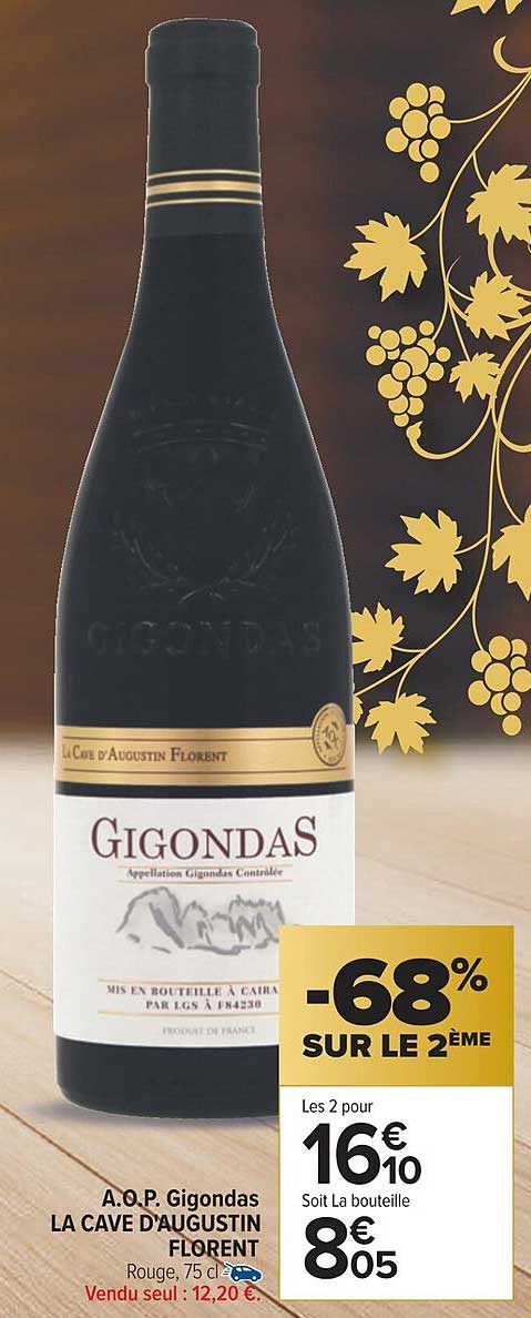 a.o.p. gigondas la cave d'augustin florent
