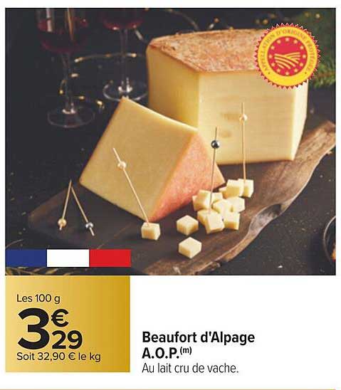 beaufort d'alpage a.o.p.