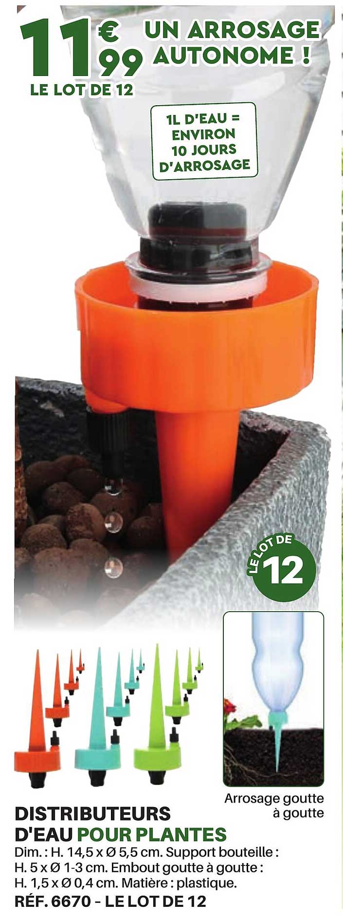 distributeurs d'eau pour plantes