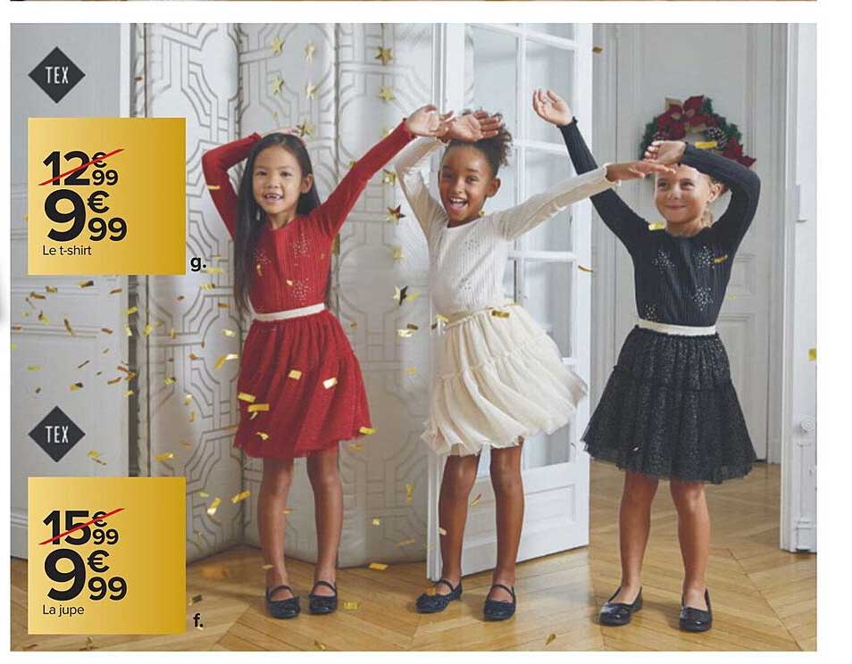 le t-shirt tex, la jupe tex