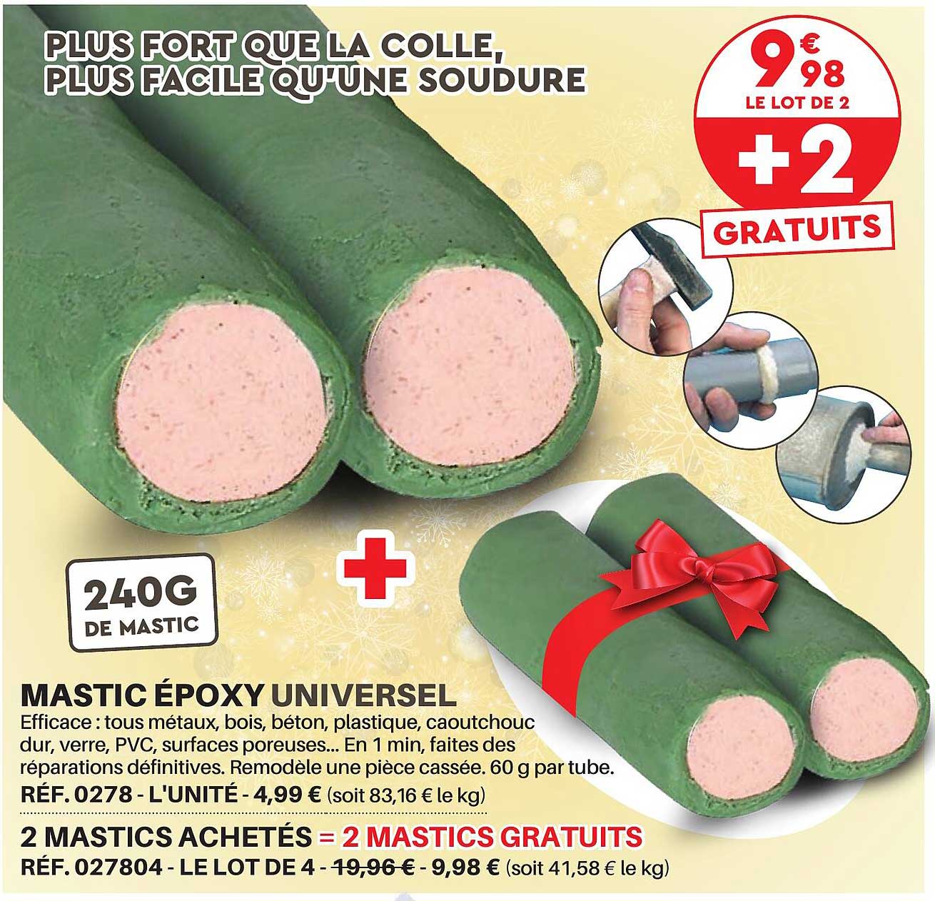mastic époxy universel