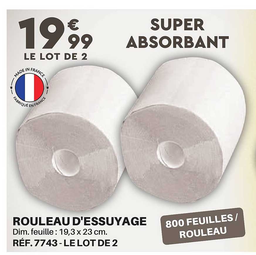 rouleau d'essuyage